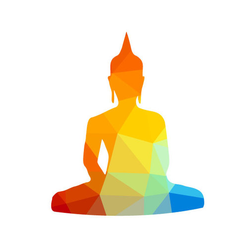 500x500 Free Buddha Vector Art