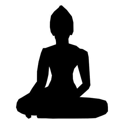 425x425 Huge Collection Of 'silhouette Buddha' Download More Than