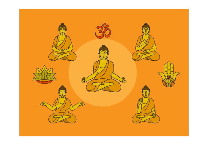 700x490 Buddha Free Vector Art