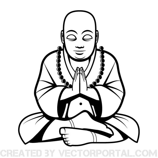 Buddha Vector Illustration 660x660 Buddha Vector Illustration