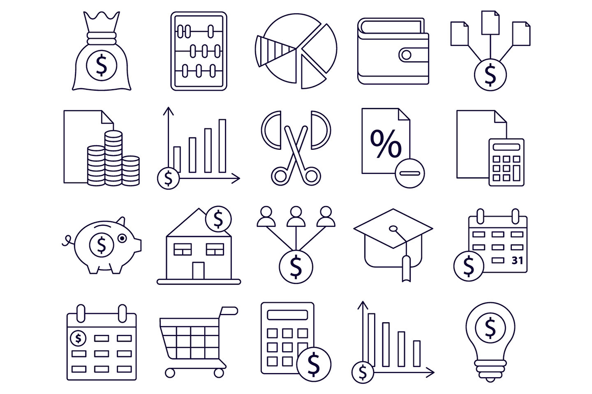 1160x773 Budget Vector Icons Free Graphics, Icons