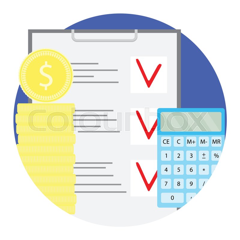 800x800 Counting Financial Budget Vector Icon Stock Vector Colourbox