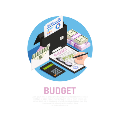 400x400 Page Budget On Curated Vector Illustrations, Stock Royalty Free