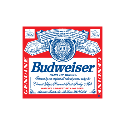 400x400 Budweiser Beer Logo Vector In And Format