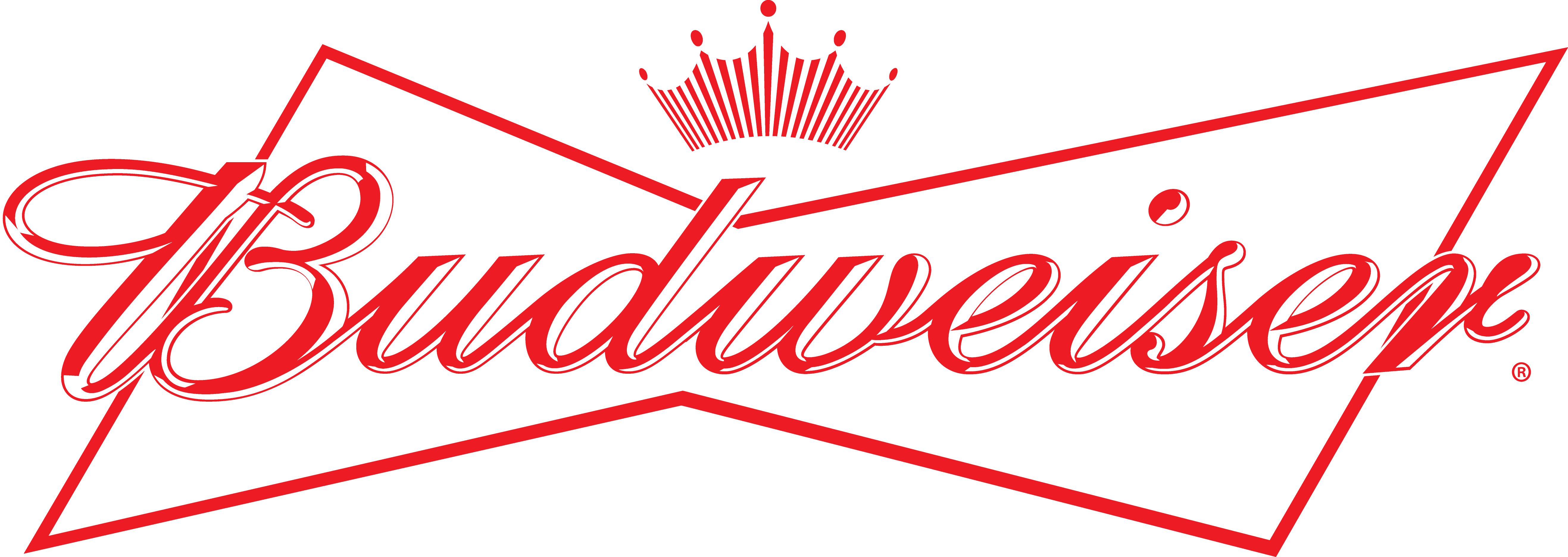 5268x1872 Budweiser Even More Logos Outdoor Stickers, Logos, Beer