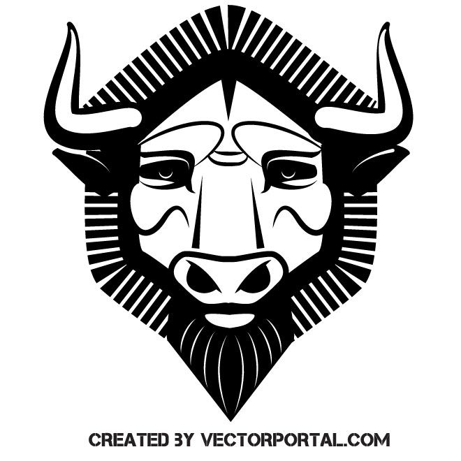 Buffalo Head Vector Image Animal Vectors Free Vector Images 660x660 Buffalo Head Vector Image Animal Vectors Free Vector Images