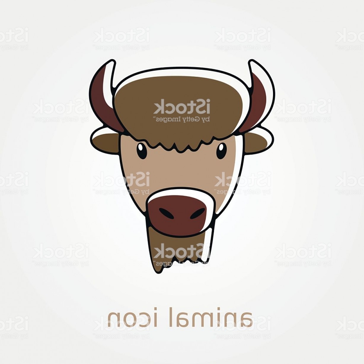 Bison Buffalo Ox Flat Icon Animal Head Vector Gm Studiogrfx 1228x1228 Bison Buffalo Ox Flat Icon Animal Head Vector Gm Studiogrfx