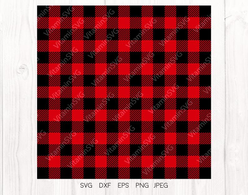 794x626 Buffalo Plaid Plaid Vector Pattern Clipart Etsy