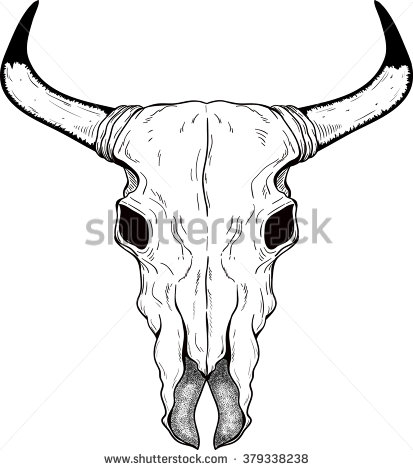 Buffalo Skull Clipart 413x470 Buffalo Skull Clipart