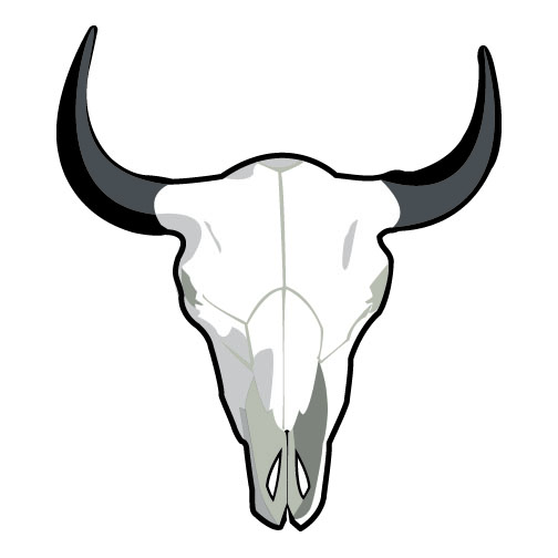 Buffalo Skull Vector Animal Life 504x504 Buffalo Skull Vector Animal Life
