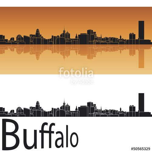 500x500 Buffalo Skyline Stock Image And Royalty Free Vector