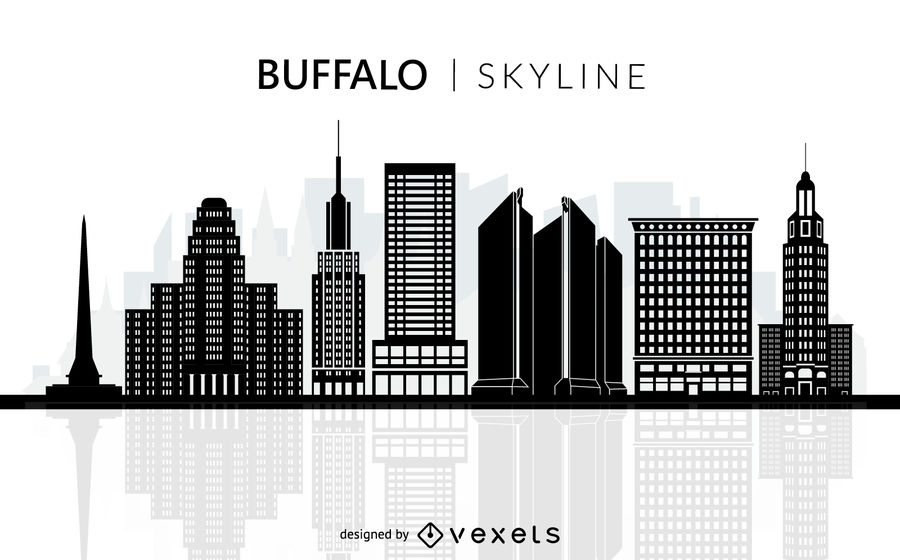 900x560 Buffalo Skyline Silhouette