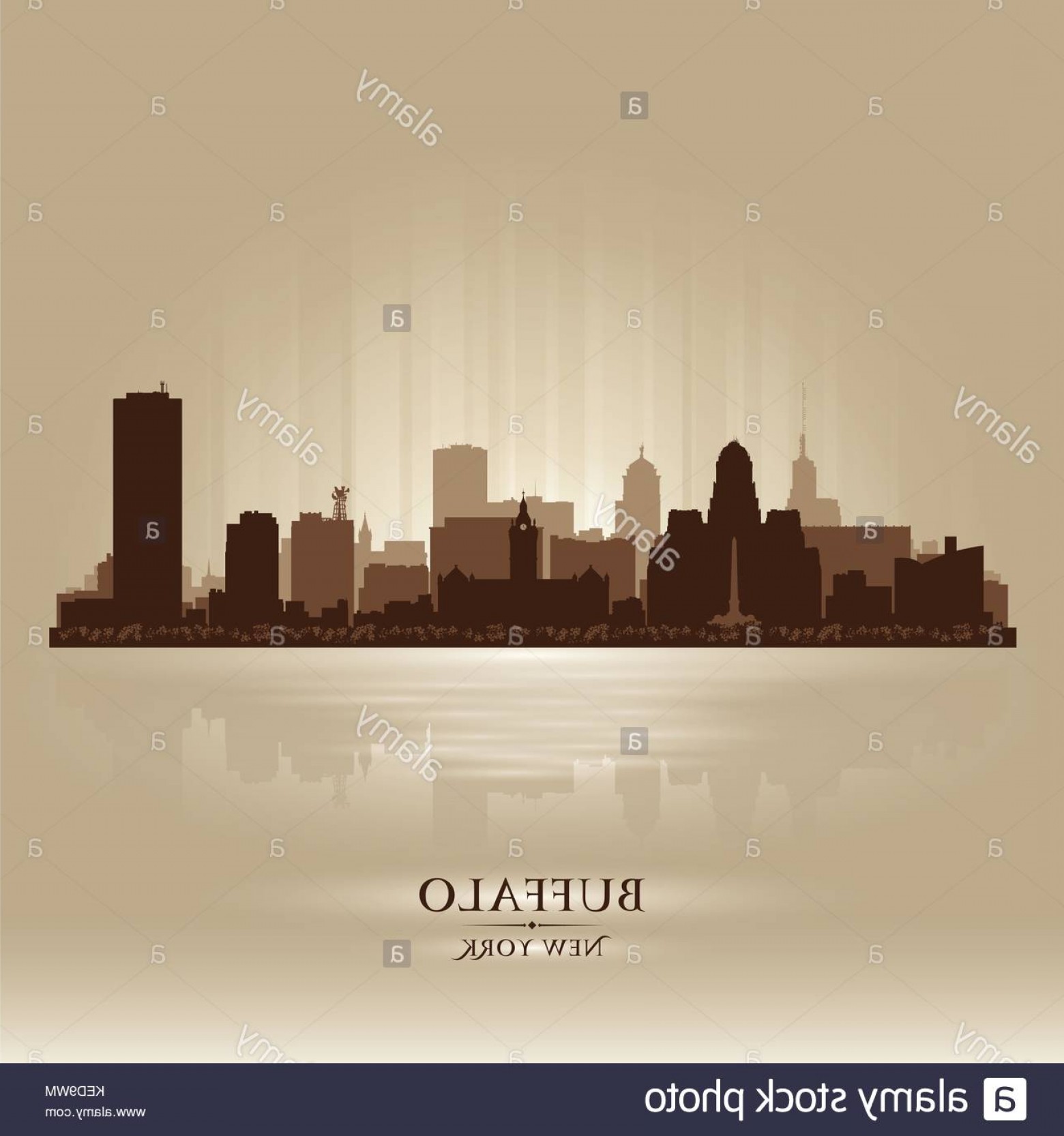 1560x1666 Stock Image Buffalo New York Skyline City Silhouette Newwaysys