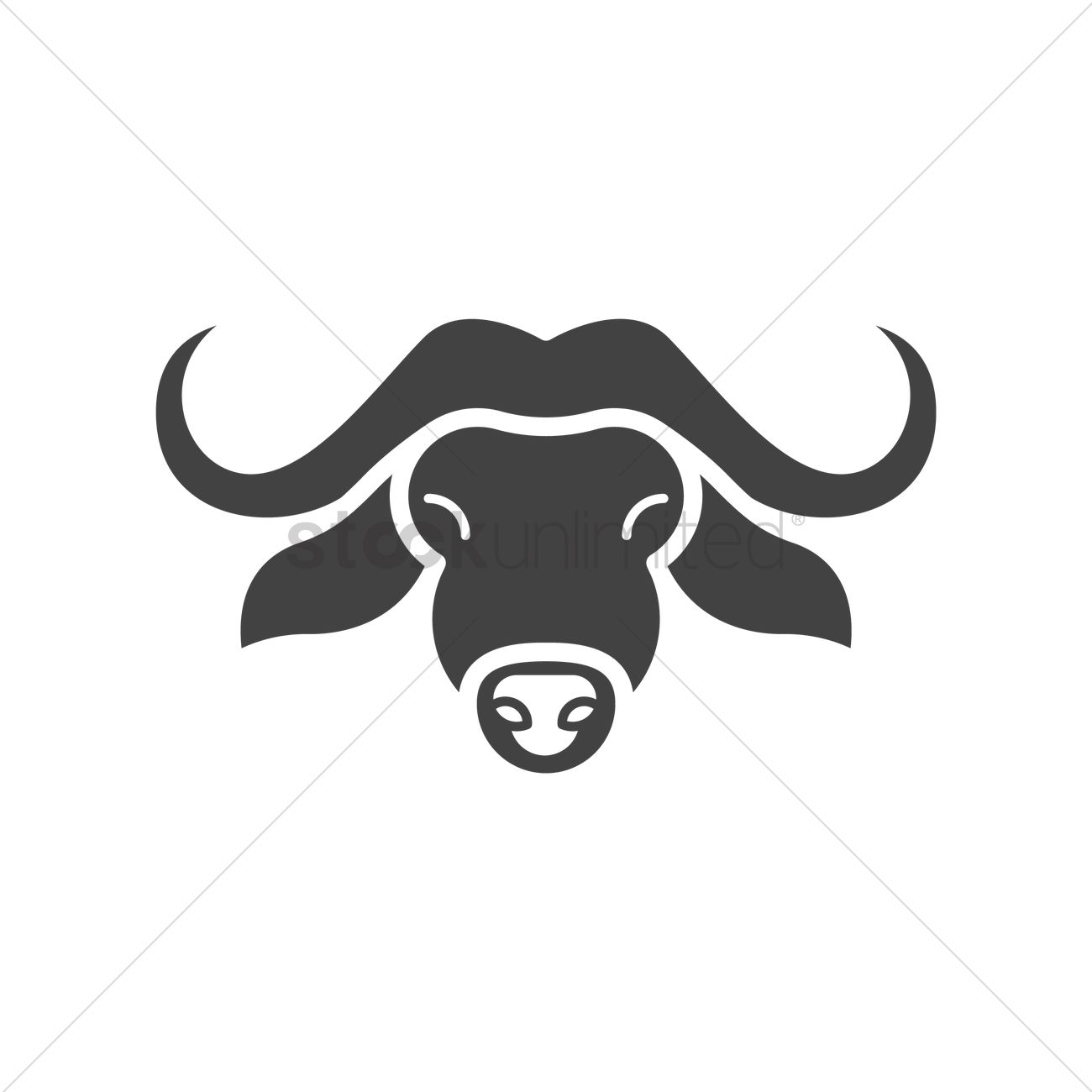 Buffalo Vector Image 1300x1300 Buffalo Vector Image