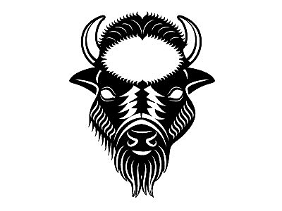 Buffalo Vector Image 400x300 Buffalo Vector Image