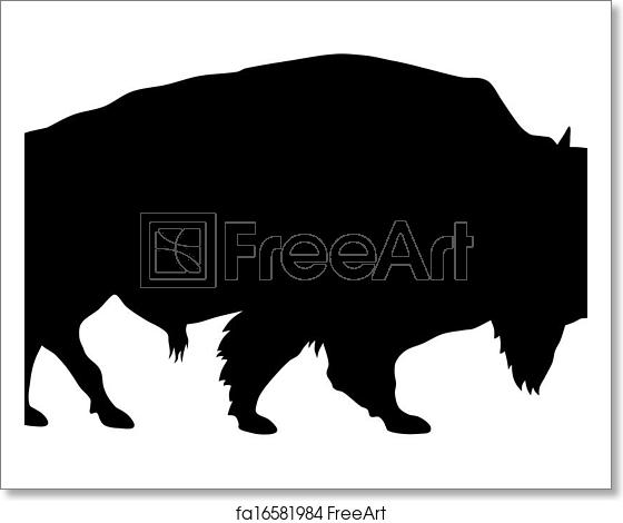 Free Art Print Of Buffalo Vector Illustration Of Buffalo 560x470 Free Art Print Of Buffalo Vector Illustration Of Buffalo