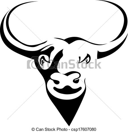 Buffalo Head Clipart Black And White 450x466 Buffalo Head Clipart Black And White
