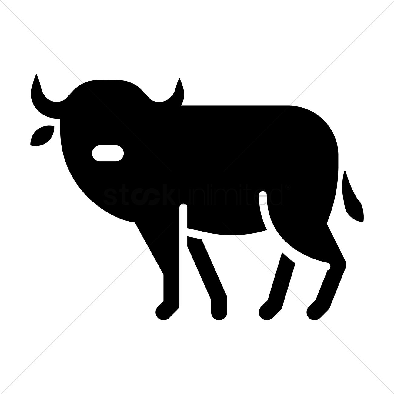 1300x1300 Buffalo Vector Image