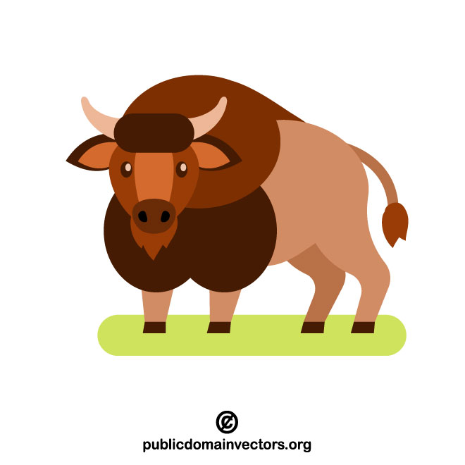 660x660 Buffalo Vector Image