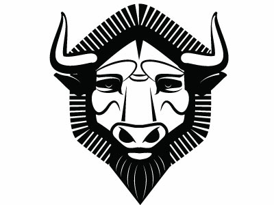 400x300 Buffalo Vector Image