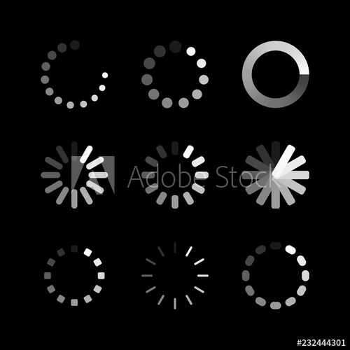 500x500 Loading Icon Circle Website Buffer Loader Or Preloader Vector