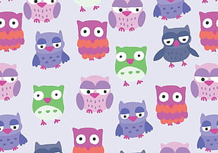 310x217 Colorful Buho Owl Pattern Vector Free Graphics Uihere