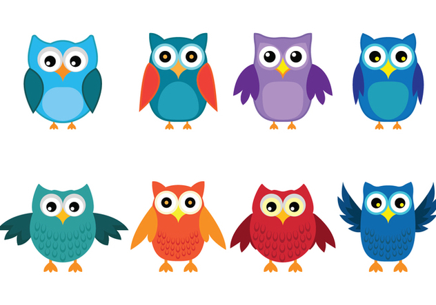 632x443 Cute Bright Buho Icons Free Vector Download Cannypic
