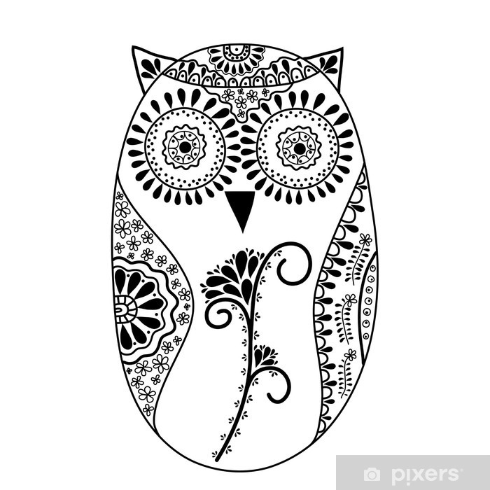 700x700 Fotomural Abstract Floral Vector