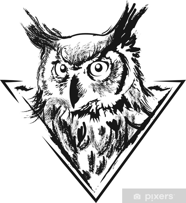 641x700 Owl In Vector Sticker We Live To Change