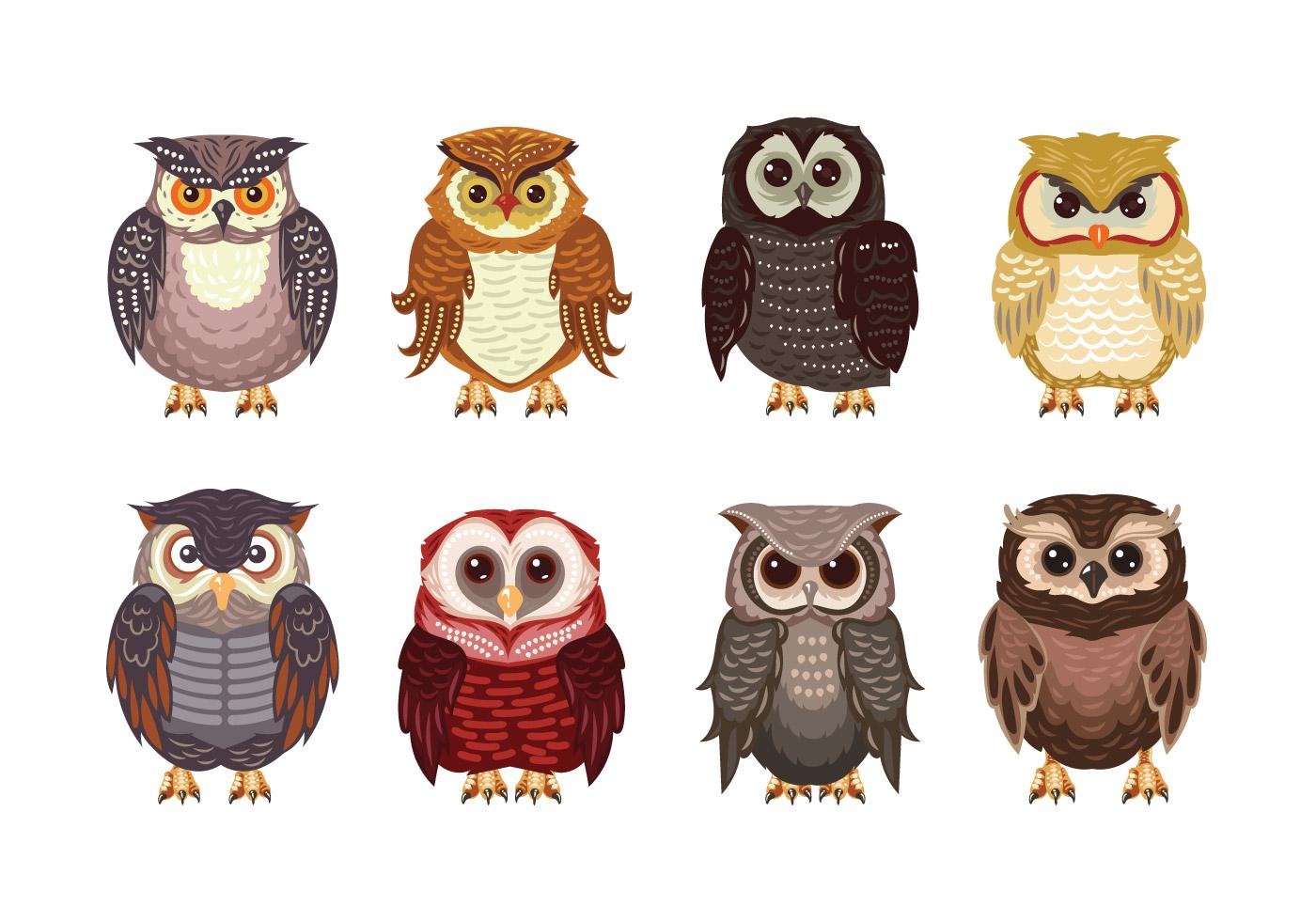 1400x980 Owl Or Buho Theme Collection Vector