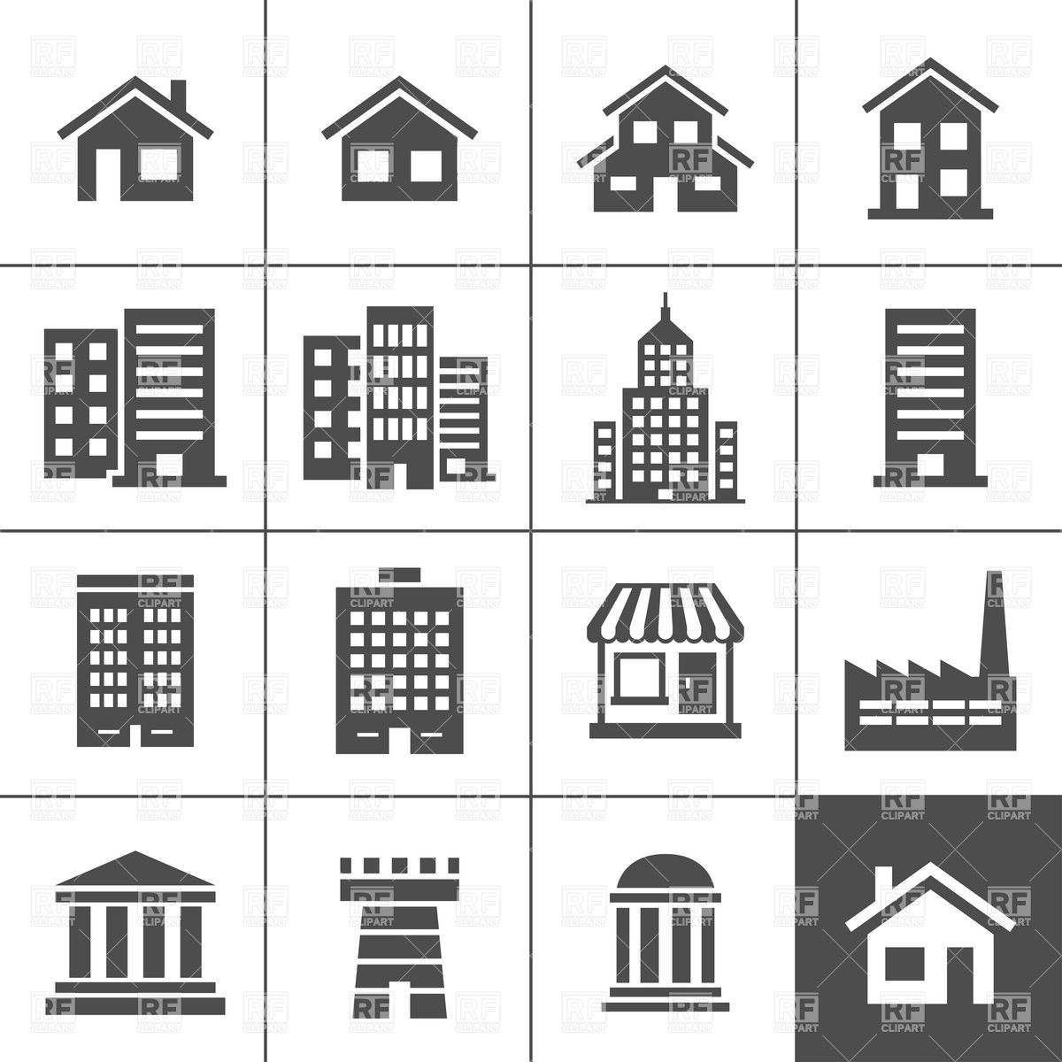 Building Icon Vector