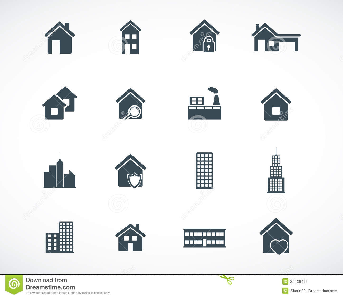 Vector Building Icon Images 1300x1130 Vector Building Icon Images