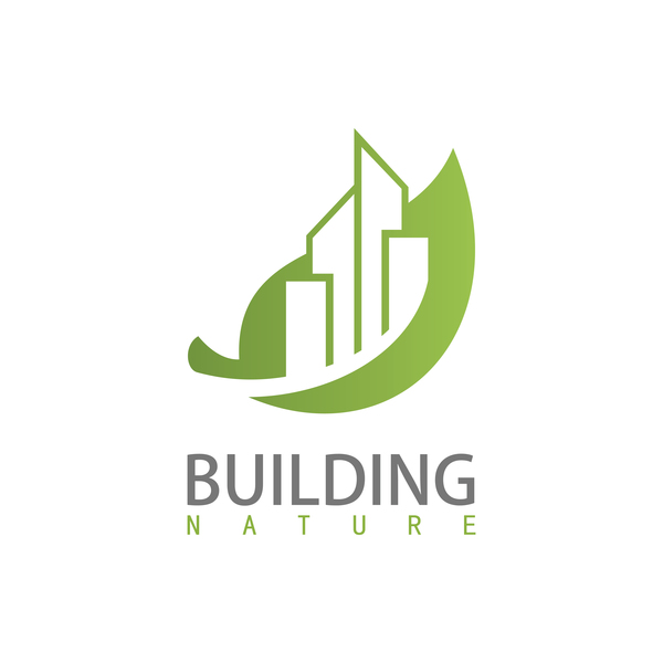 Building Nature Logo Vector Free Download 600x600 Building Nature Logo Vector Free Download