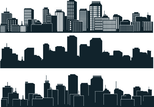 London City Building Silhouette Free Vector Download 500x348 London City Building Silhouette Free Vector Download