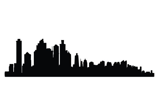 550x354 City Silhouette Vector Building Silhouette Silhouette Vector