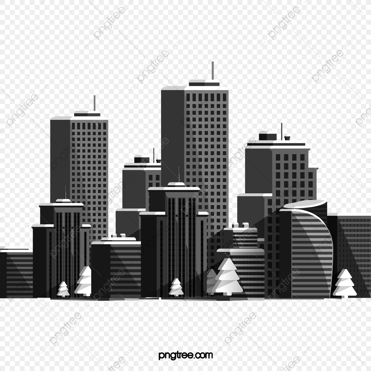 Building Silhouette Vector at Vectorified.com | Collection of Building ...