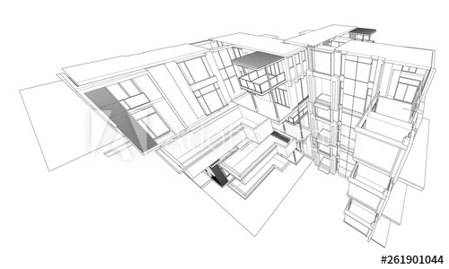 Building Sketch Vector