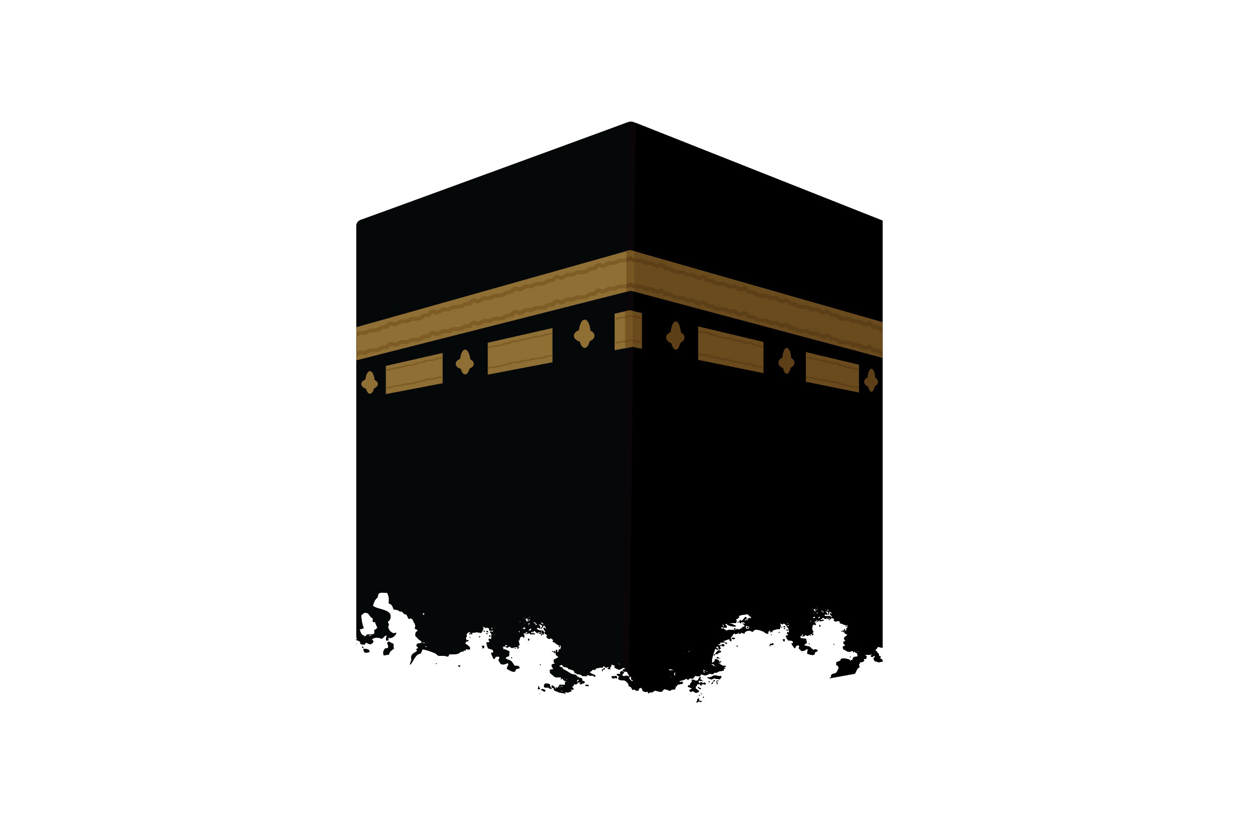 Kaaba In Mecca Landmark Building Vector Graphic 2417x1608 Kaaba In Mecca Landmark Building Vector Graphic