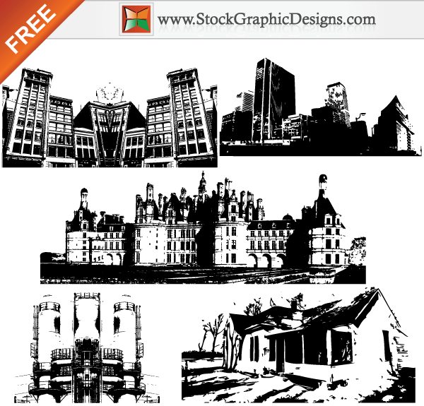 Buildings Free Vector Graphics Download Free Vector Art Free 600x575 Buildings Free Vector Graphics Download Free Vector Art Free
