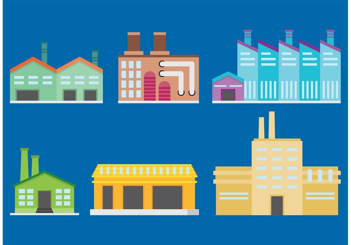 Factory Building Vectors 700x490 Factory Building Vectors