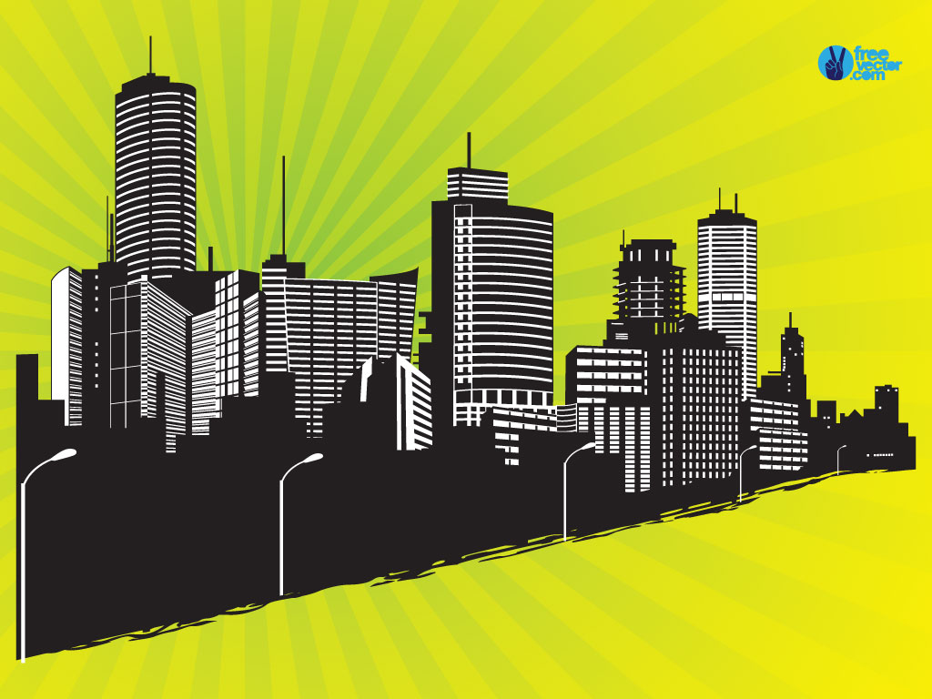 Free Building Vector 1024x768 Free Building Vector