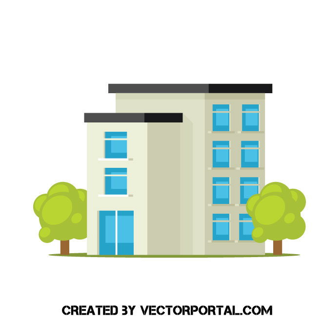 Hotel Building Vector Clip Art 660x660 Hotel Building Vector Clip Art