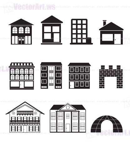 Different Kinds Of Houses And Buildings 416x456 Different Kinds Of Houses And Buildings