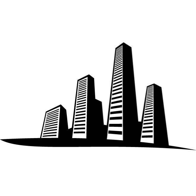 660x660 City Buildings Vector