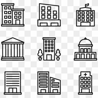 320x320 Free Building Vector Icon Png Images Building Vector Icon