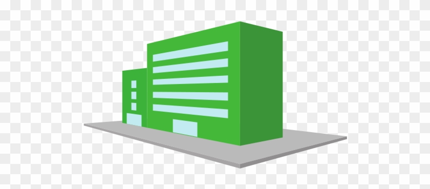 840x369 Rendered Building Vector Icon Illustration