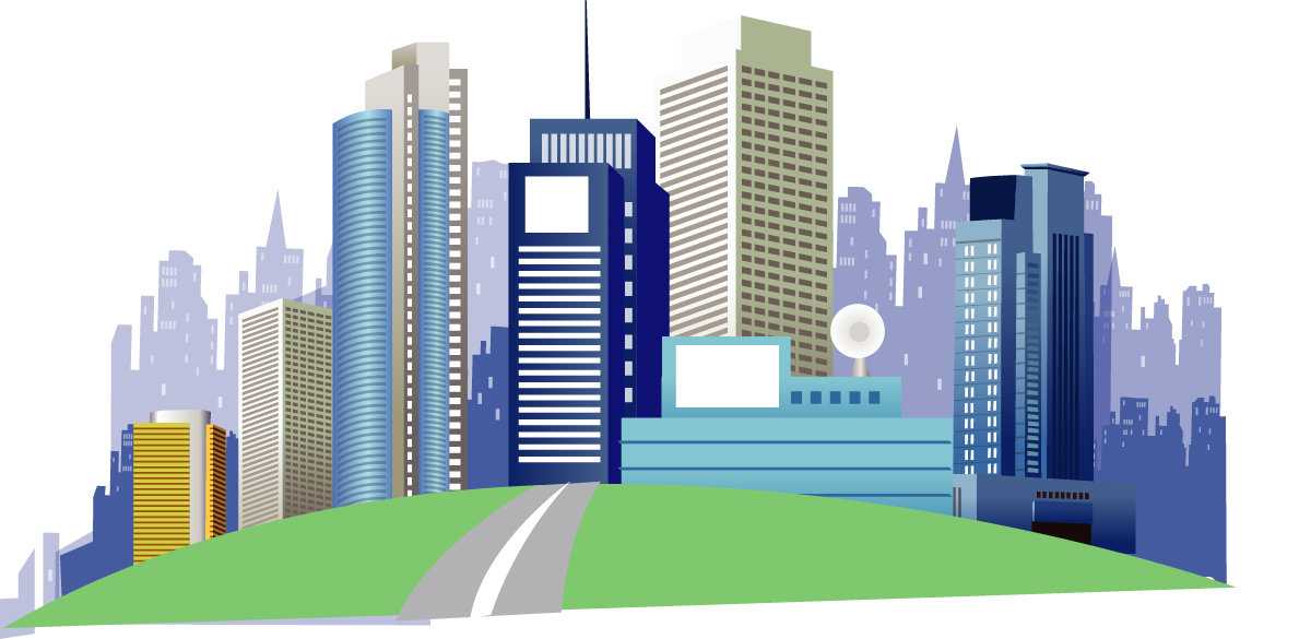 1189x585 City High Rise Buildings Vector Icon Template Clipart Free Download