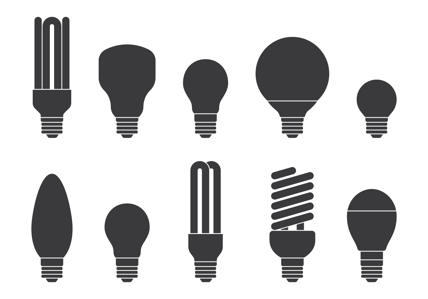 1400x980 Light Bulb Free Vector Art