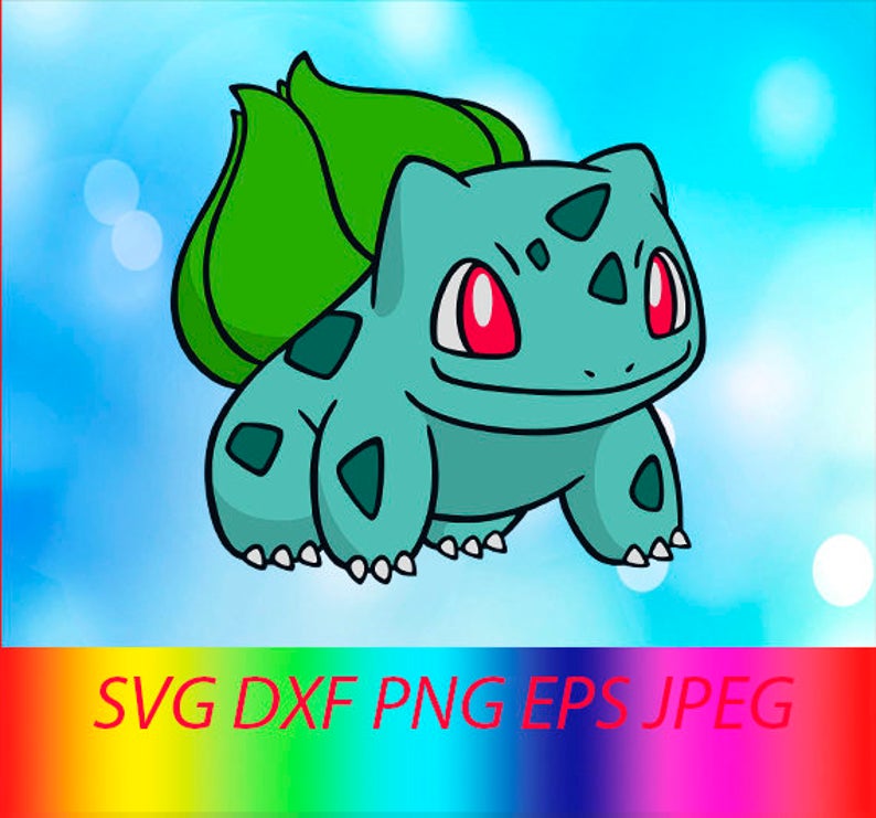 Bulbasaur Pokemon Vector Layered Silhouette Cameo Etsy 794x741 Bulbasaur Pokemon Vector Layered Silhouette Cameo Etsy