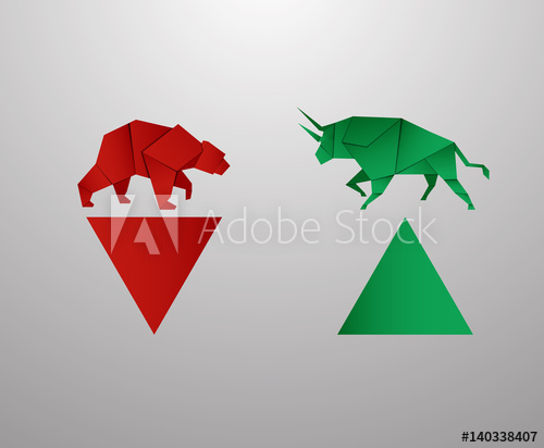 Bull And Bear Vector at Vectorified.com | Collection of Bull And Bear ...